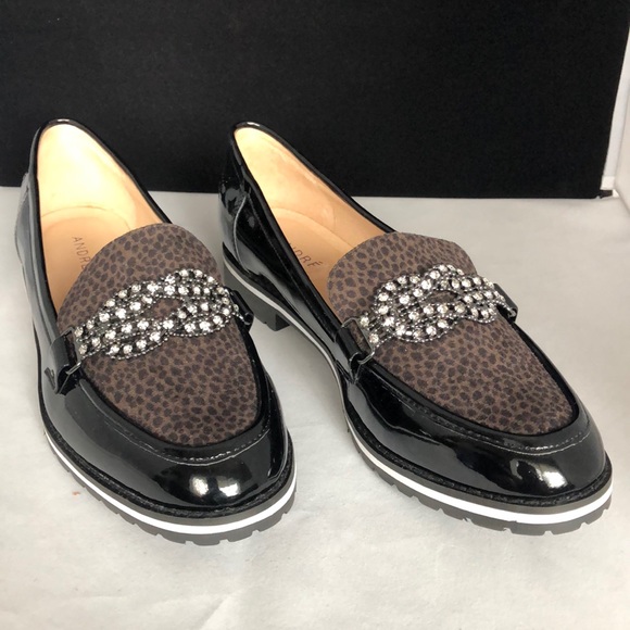 Andre Shoes - Embellished Loafers